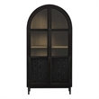 Picket House Furnishings Europa Bookcase in Flat Black
