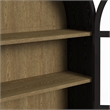 Picket House Furnishings Europa Bookcase in Flat Black