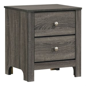 Picket House Furnishings Santino 2-Drawer Nightstand in Grey