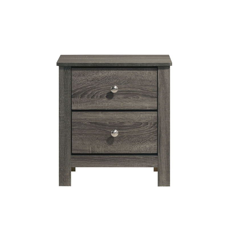 Picket House Furnishings Santino 2-Drawer Nightstand in Grey