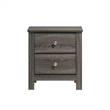 Picket House Furnishings Santino 2-Drawer Nightstand in Grey