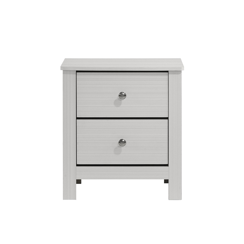 Picket House Furnishings Santino 2-Drawer Nightstand in White
