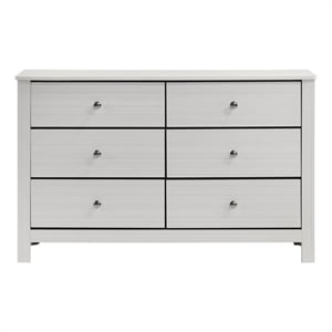Picket House Furnishings Santino 6-Drawer Dresser in White