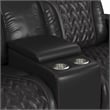 Picket House Furnishings Ascend P3 Loveseat w/  wireless charger pocket in Black