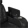 Picket House Furnishings Ascend P3 Sofa with Multi function in Jett Black/Red