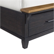 Picket House Furnishings Johnshaven  King Storage Bed in Espresso & Brown
