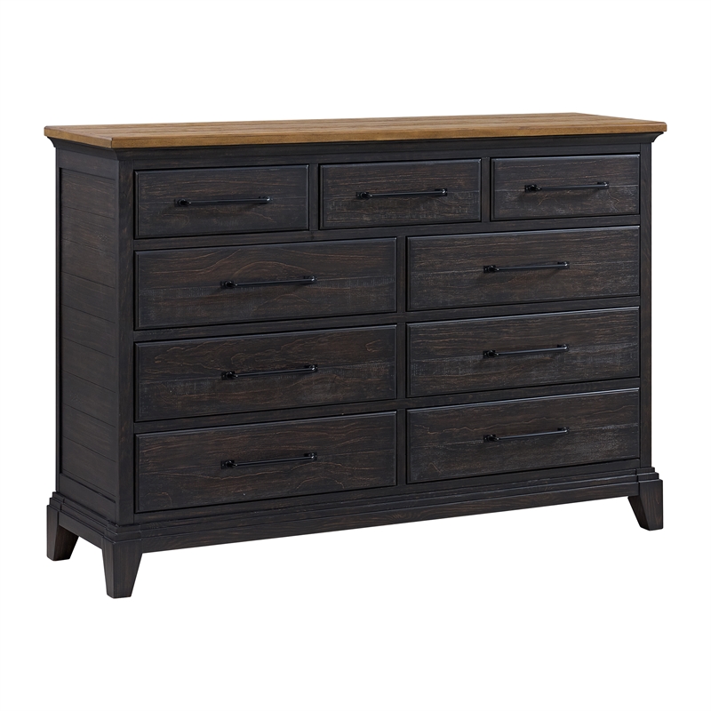 Picket House Furnishings Johnshaven  Dresser in Espresso & Brown