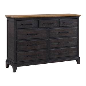Picket House Furnishings Johnshaven  Dresser in Espresso & Brown