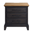 Picket House Furnishings Johnshaven Nightstand w/ Charger&Sensor Light -Espresso