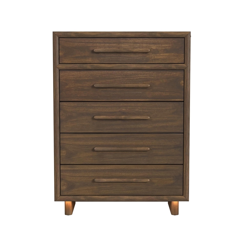 Picket House Furnishings Perth Chest with LED in Brown