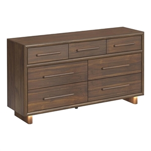 Picket House Furnishings Perth Dresser with LED in Brown