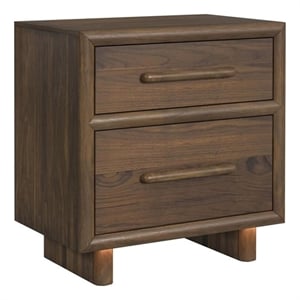 Picket House Furnishings Perth Nightstand with USBC and LED in Brown