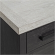 Picket House Furnishings Edge Server in Light Grey and Espresso