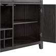 Picket House Furnishings Edge Server in Light Grey and Espresso