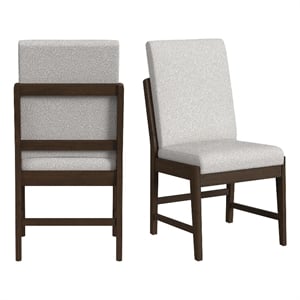 Picket House Furnishings Perth Dining Side Chair with Beige/Brown (Set of 2)