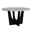 Picket House Furnishings Salem 5PC Standard Height Round Dining Set in Black