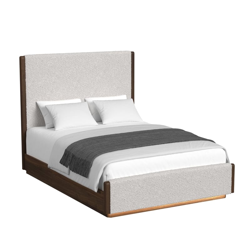 Picket House Furnishings Perth Queen 3PC Bedroom Set with Boucle Beige & Brown