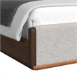 Picket House Furnishings Perth King 5PC Bedroom Set w/ Boucle Beige/LED in Brown