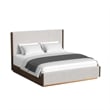 Picket House Furnishings Perth King 3PC Bedroom Set w/ Boucle Beige/LED in Brown
