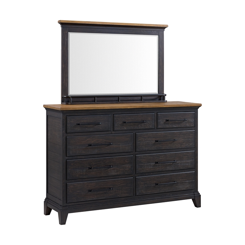 Picket House Furnishings Johnshaven King Storage 5PC Bedroom Set in Espresso
