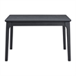 Picket House Furnishings Mendoza 5PC Dining Set with Table and 4 Chairs in Black