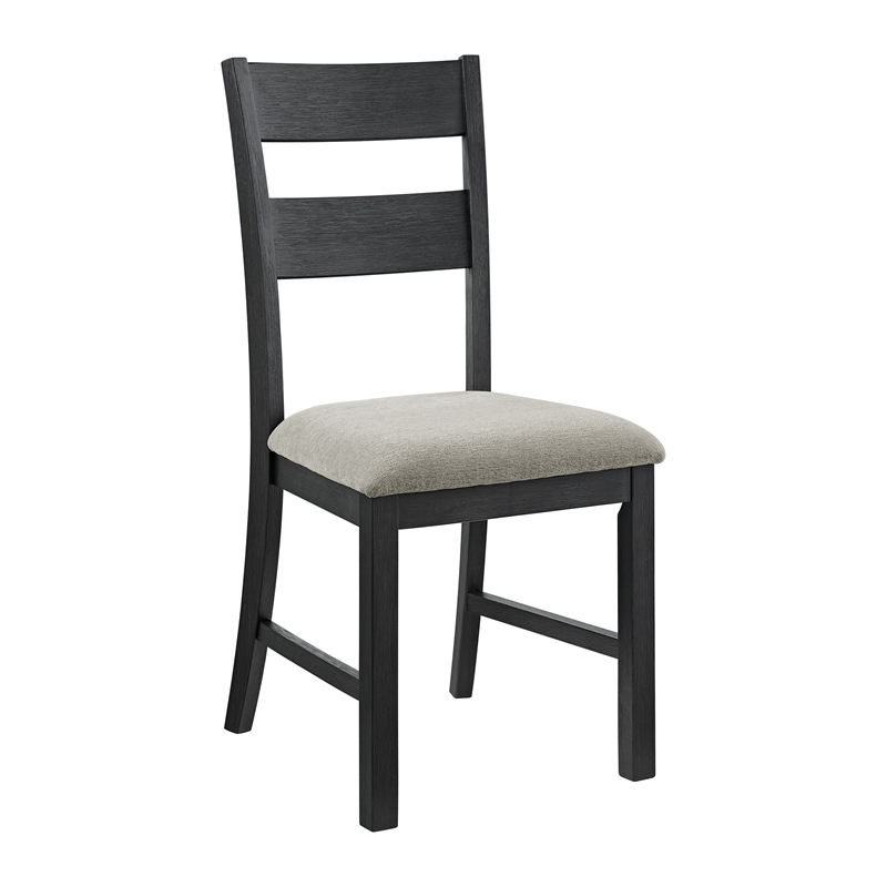 Picket House Furnishings Mendoza 5PC Dining Set with Table and 4 Chairs in Black