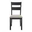 Picket House Furnishings Mendoza 5PC Dining Set with Table and 4 Chairs in Black