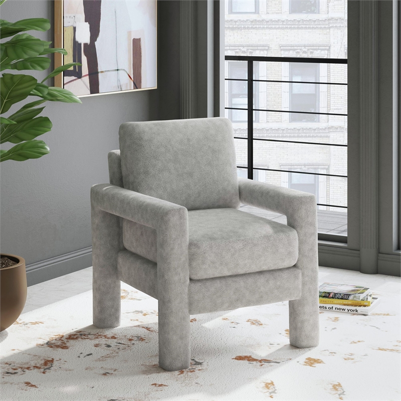 Picket House Furnishings Debbie Chair in Balina Light Grey