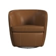 Picket House Furnishings Zenith Swivel Chair in Pebble Tan