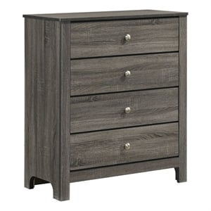 Picket House Furnishings Santino 4-Drawer Chest in Grey