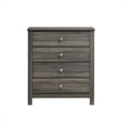 Picket House Furnishings Santino 4-Drawer Chest in Grey