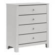 Picket House Furnishings Santino 4-Drawer Chest in White