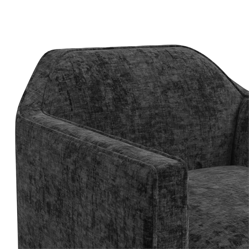 Picket House Furnishings Aaron Swivel Chair in Beamer Blue