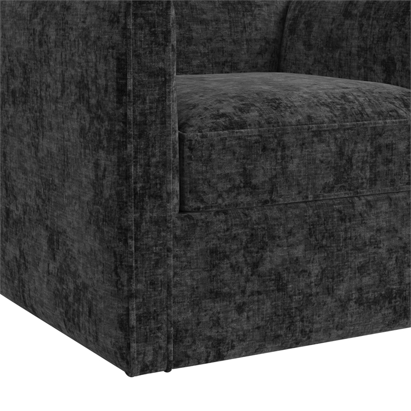 Picket House Furnishings Aaron Swivel Chair in Beamer Blue