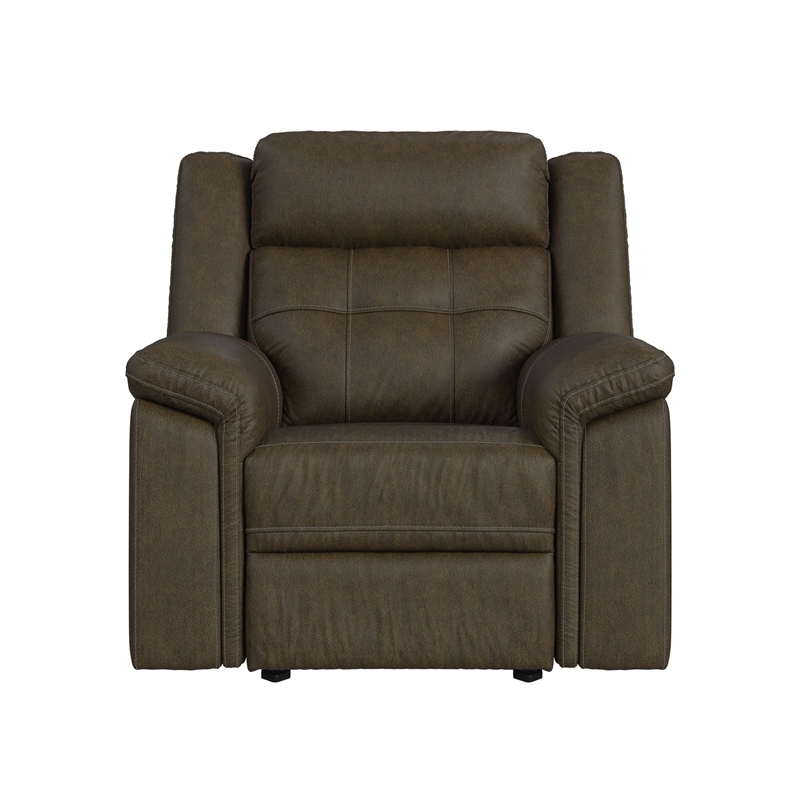 Picket House Furnishings Odyssey Rocker Recliner in Vine Chestnut