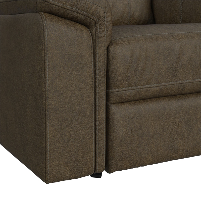 Picket House Furnishings Odyssey Rocker Recliner in Vine Chestnut