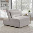 Picket House Furnishings Charon Chair with kidney pillow in Coronado Grey
