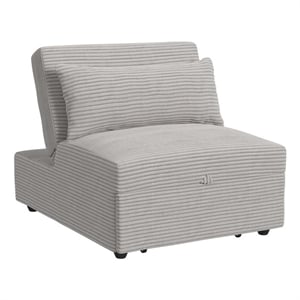 Picket House Furnishings Charon Chair with kidney pillow in Coronado Grey