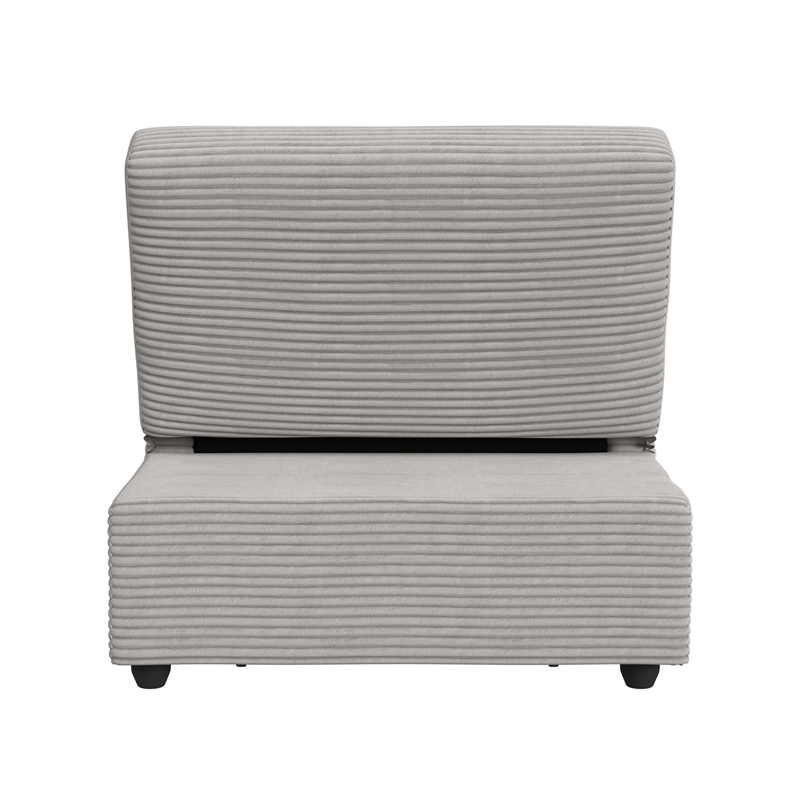 Picket House Furnishings Charon Chair with kidney pillow in Coronado Grey