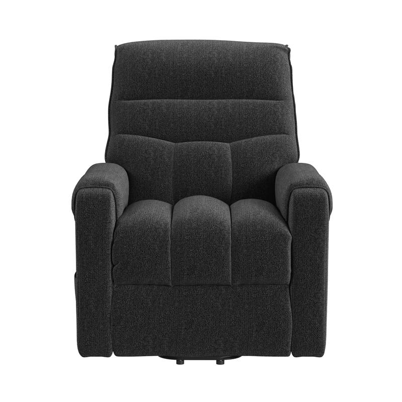 Picket House Furnishings Parker Power Lift Chair in Sahara Black