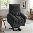 Picket House Furnishings Parker Power Lift Chair in Sahara Black