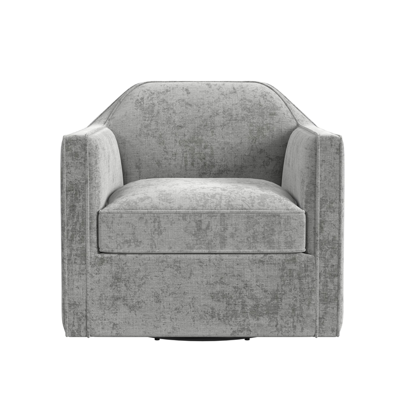 Picket House Furnishings Aaron Swivel Chair in Beamer Cement
