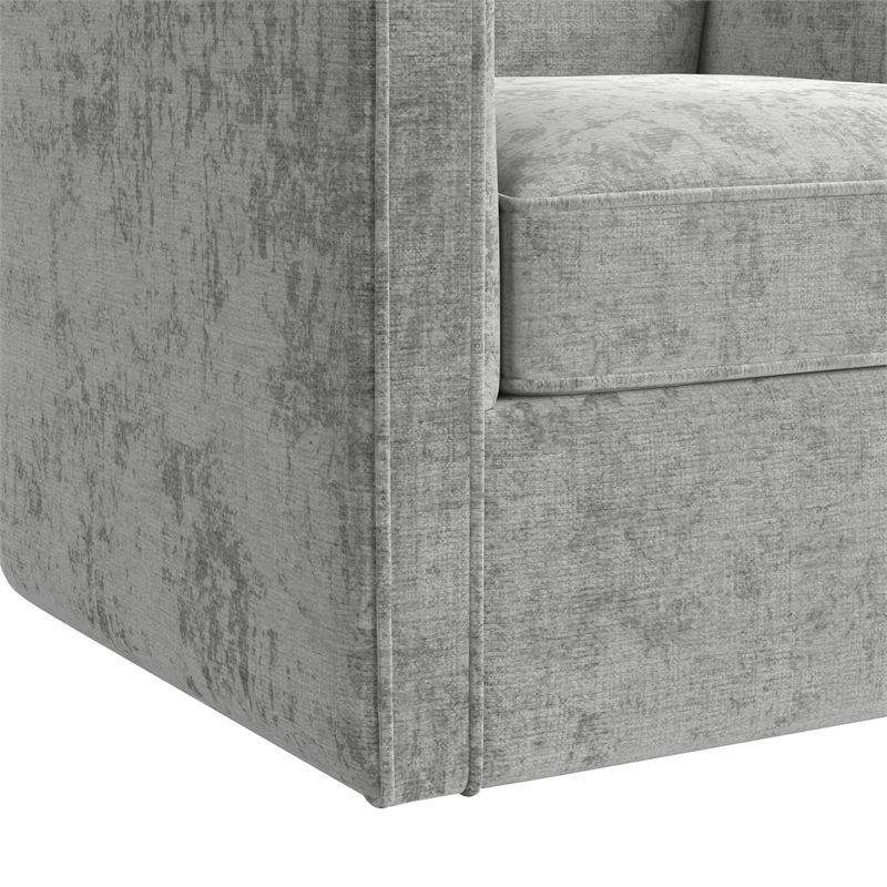 Picket House Furnishings Aaron Swivel Chair in Beamer Cement