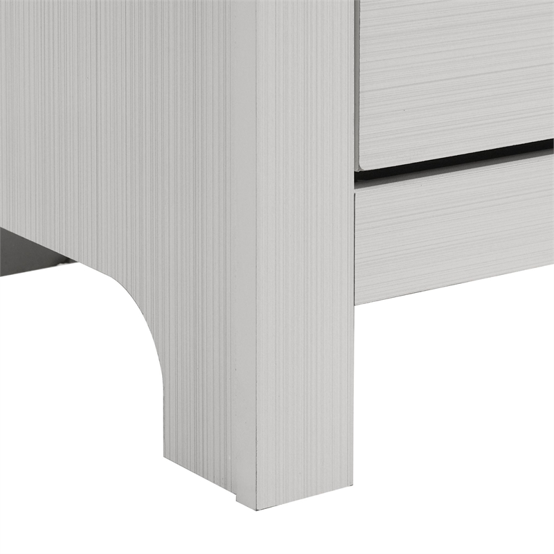 Picket House Furnishings Santino Twin Panel 5PC Bedroom Set in White