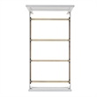 Picket House Furnishings Santino Twin Panel 5PC Bedroom Set in White