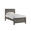 Picket House Furnishings Santino Twin Panel 5PC Bedroom Set in Grey