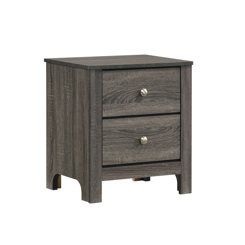 Picket House Furnishings Santino Twin Panel 5PC Bedroom Set in Grey
