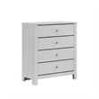 Picket House Furnishings Santino Full Panel 5PC Bedroom Set in White