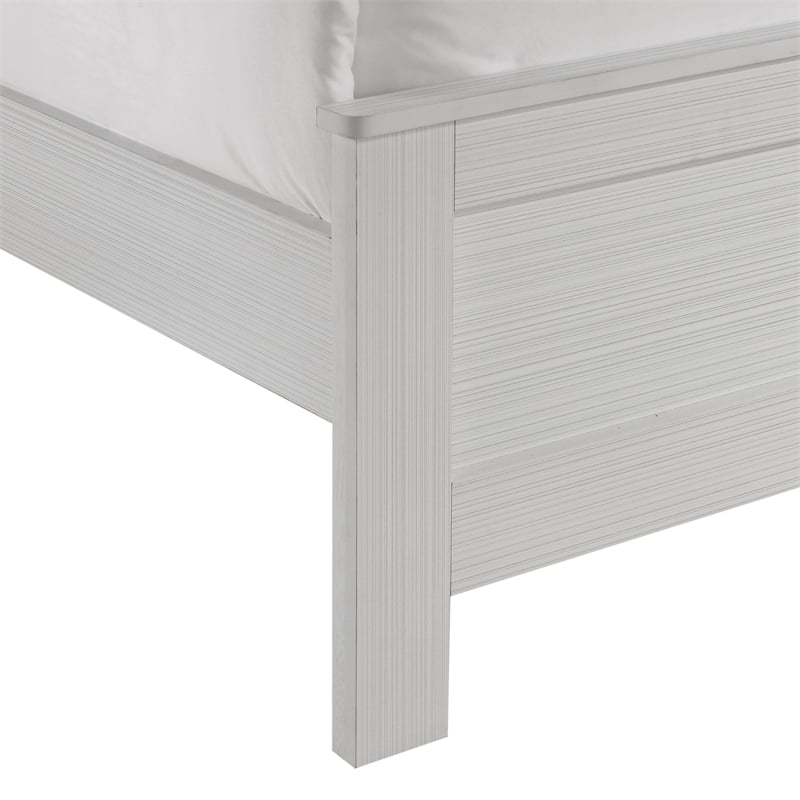 Picket House Furnishings Santino Full Panel 5PC Bedroom Set in White
