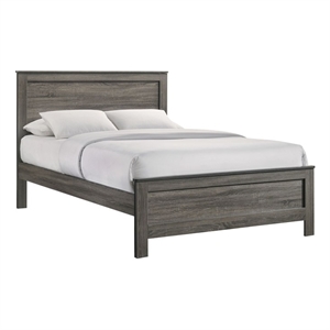 Picket House Furnishings Santino Full Panel Bed in Grey
